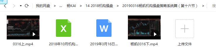 杨凯机构操盘策略系统篇机构操盘步骤系统盘 2018年10月半年课