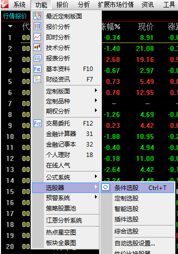 通达信选股指标导入和使用方法