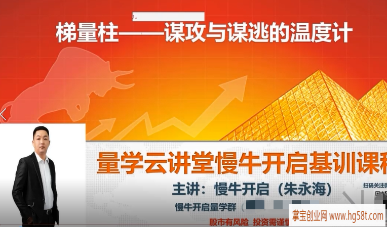 量学云讲堂朱永海《慢牛开启第25期》