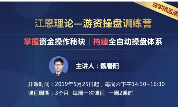【魏春阳】江恩理论之游资操盘训练营季度班视频培训课(2019.5)