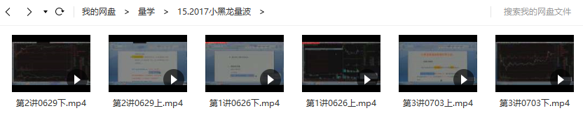 【小黑龙】分时量波视频培训课程