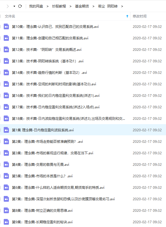 【若尘】2019融界百盛金融-阴阳转-HSI日内波段稳健策略视频培训课