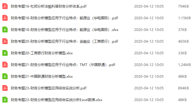 华尔街学堂财务分析基础与实务视频培训课程（23讲）