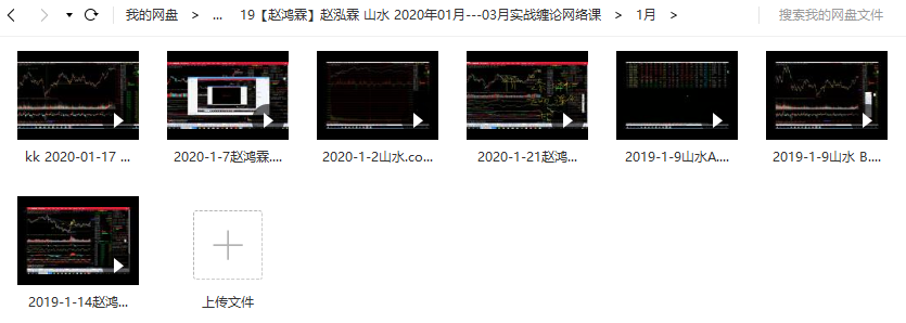 【赵鸿霖】赵泓霖 2020年01月-03月实战缠论网络视频培训课