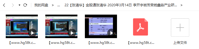 【张清华】金股通张清华 2020年3月14日 李开宇岩芳荣钱鑫淼产业研讨会（3讲视频）