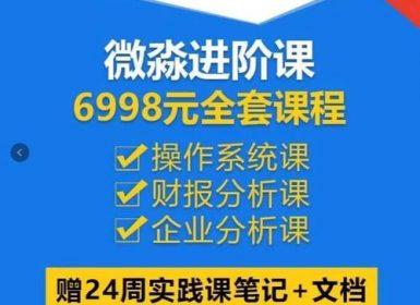 微淼商学院封贺6988财务自由操作系统进阶课全套课程