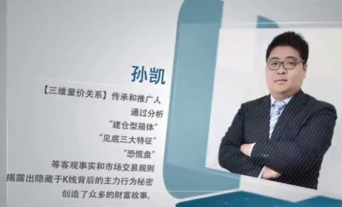 孙凯三维量价关系视频课程 17课