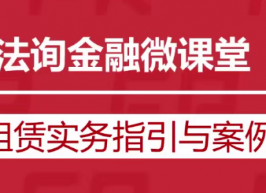 融资租赁实务指引与案例分析